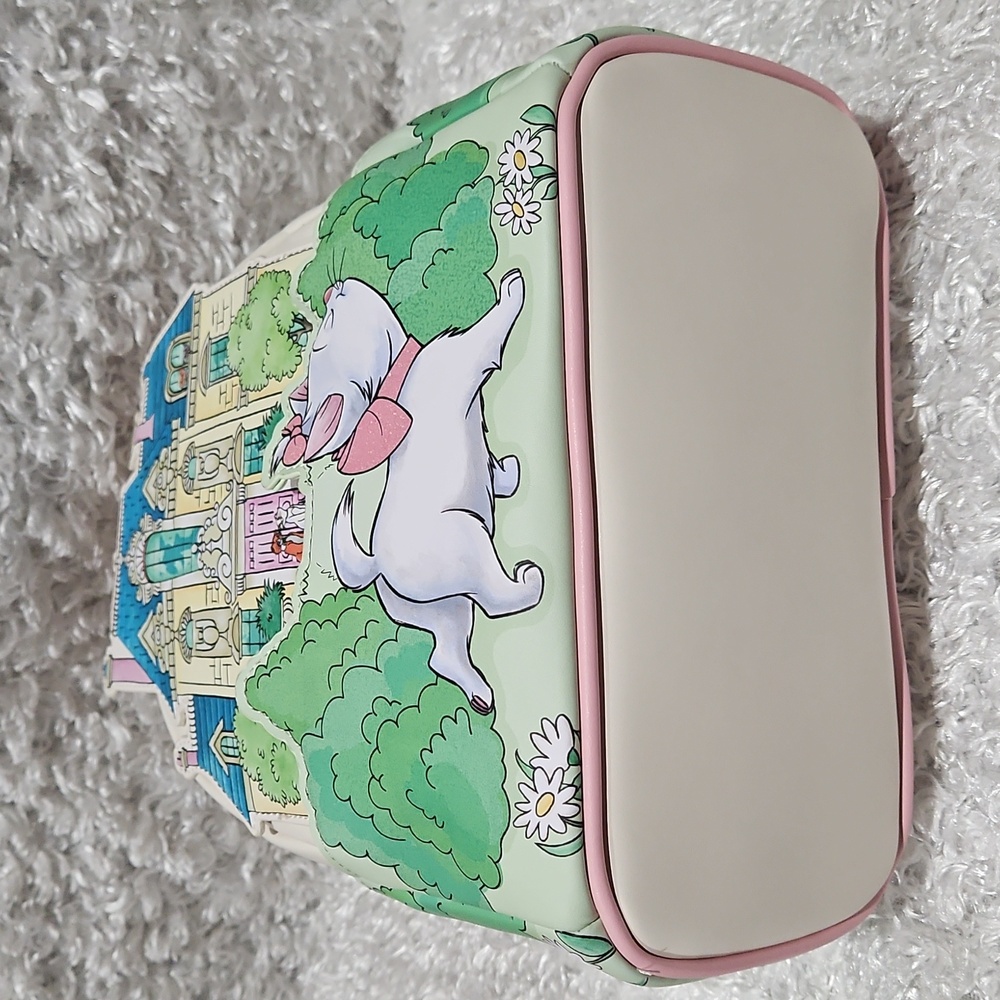 Loungefly Aristocats Mansion Castle Mini Backpack and Wallet - Picture 7 of 16